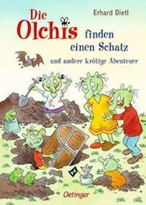 Cover for Erhard Dietl · Die Olchis finden einen Schatz und andere krötige Abenteuer (Bog) (2023)