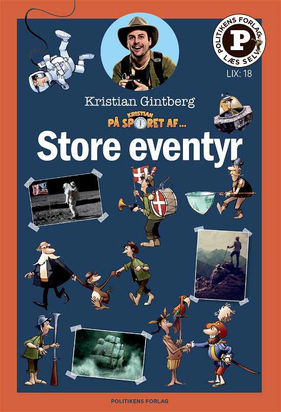 Cover for Kristian Gintberg · Læs selv-serie: Kristian på sporet af store eventyr - Læs selv-serie (Innbunden bok) [1. utgave] (2023)
