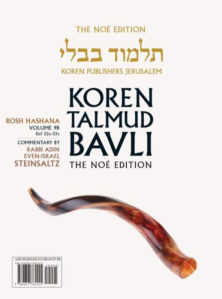 Koren Talmud Bavli V9b - Adin Steinsaltz - Böcker - Koren Publishers Jerusalem - 9789657765555 - 6 augusti 2021