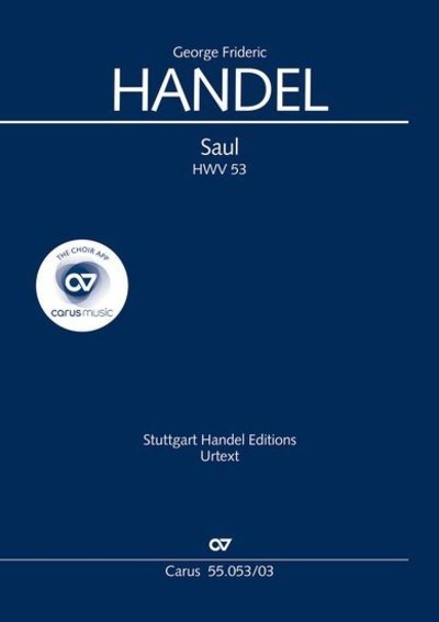 Cover for Handel · Saul, Klavierauszug (Book)