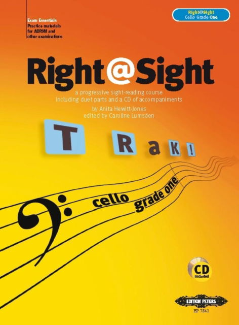 Right@Sight for Cello, Grade 1 (includes duet parts and a CD of accompaniments) - - Bøger - Edition Peters - 9790577085555 - 14. februar 2007