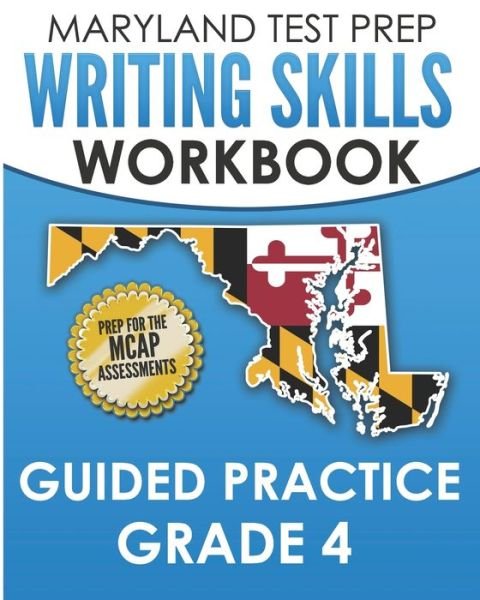 Cover for M Hawas · MARYLAND TEST PREP Writing Skills Workbook Guided Practice Grade 4 (Paperback Book) (2020)