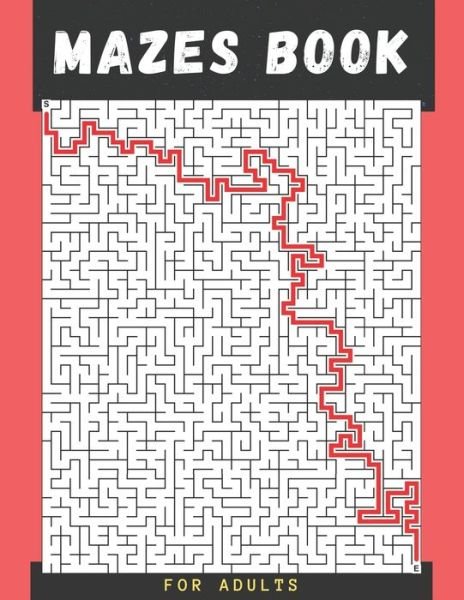 Cover for Mahleen Press · Mazes Book for Adults (Paperback Bog) (2020)