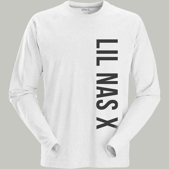 Cover for Lil Nas X · Lil Nas X Unisex Long Sleeve T-Shirt: Vertical Text (CLOTHES)