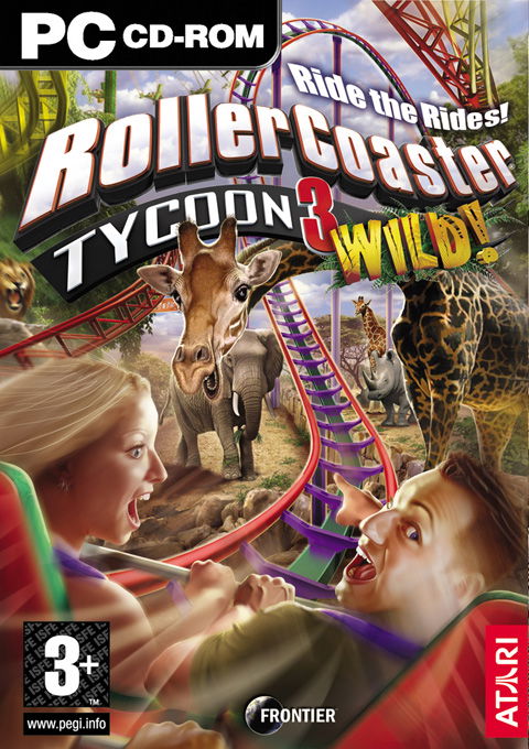 Cover for Spil-pc · Rollercoaster Tycoon 3 Wild (PC) (2009)
