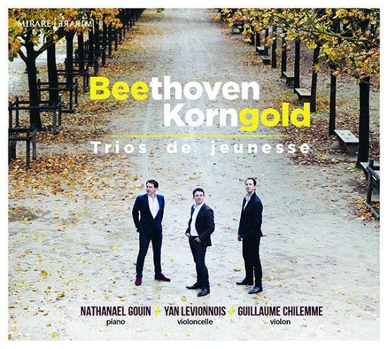 Cover for Nathanael Gouin / Guillaume Chilemme / Yan Levionnois · Beethoven &amp; Korngold Opus 1 (CD) (2020)