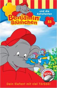 Cover for Benjamin Blümchen · Folge 055: Und Die Astrofanten (Cassette) (1988)