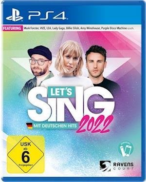 Cover for PS4 Software · Lets Sing 2022  PS-4 mit deutschen Hits (PS4) (2021)