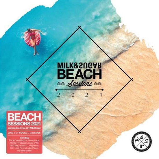Various / Compiled by Milk & Sugar · Beach Sessions 2021 by Milk & Sugar (CD) [Digipak] (2021)
