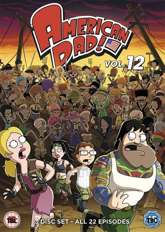 Cover for American Dad! - Volume 12 (DVD) (2017)
