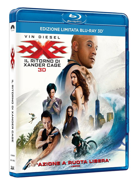 Cover for Xxx · Xxx - Il Ritorno Di Xander Cage (Blu-Ray 3D+Blu-Ray) (Blu-Ray)