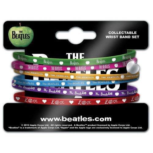 The Beatles Gummy Wristband: Apple Charm Set - The Beatles - Merchandise - Apple Corps - Accessories - 5055295357556 - 25. november 2014
