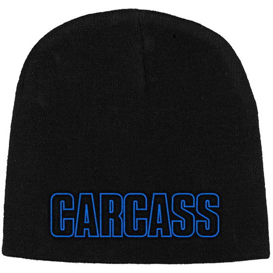 Carcass Unisex Beanie Hat: Logo - Carcass - Mercancía -  - 5056365716556 - 