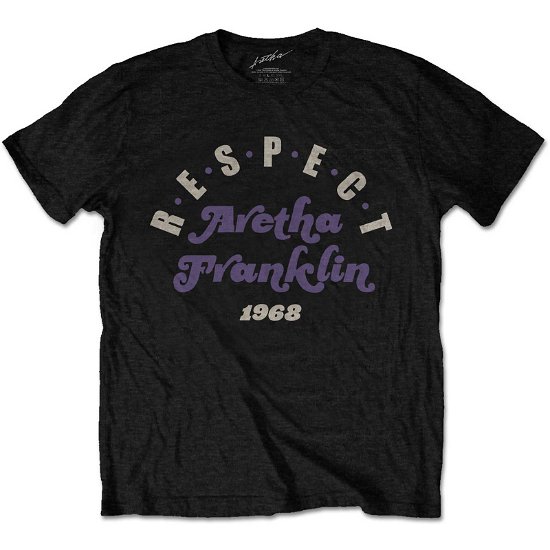 Aretha Franklin Unisex T-Shirt: Respect - Aretha Franklin - Fanituote -  - 5056561046556 - 
