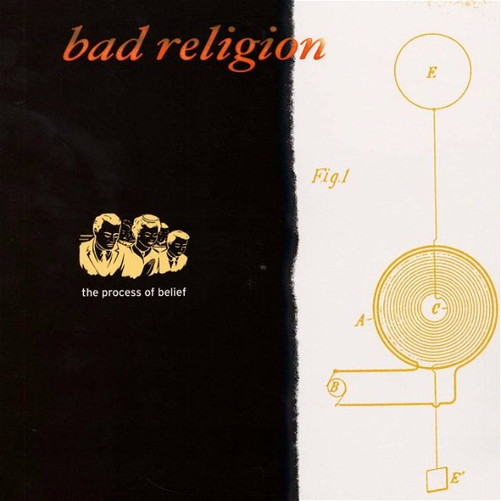 Cover for Bad Religion · The Process of Belief (Orange / Black Galaxy) (LP) (2022)