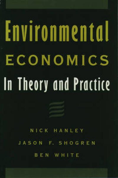 Cover for Nick Hanley · Environmental economics (Bok) (1996)