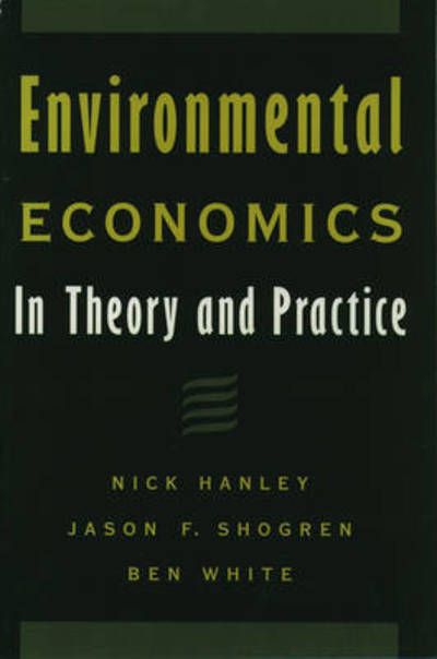 Cover for Nick Hanley · Environmental economics (Book) (1996)