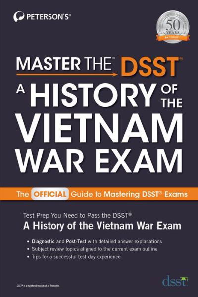 Cover for Peterson's · Master the DSST A History of the Vietnam War Exam (Paperback Book) (2021)