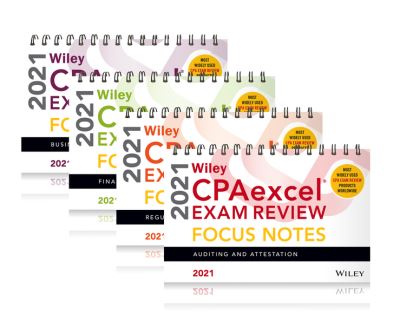 Cover for Wiley · Wiley CPAexcel Exam Review 2021 Focus Notes: Complete Set (Paperback Book) (2020)