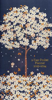 Cover for Peter Pauper Press Inc. · 2023-24 Falling Blossoms 2-Year Pocket Planner (Calendar) (2022)