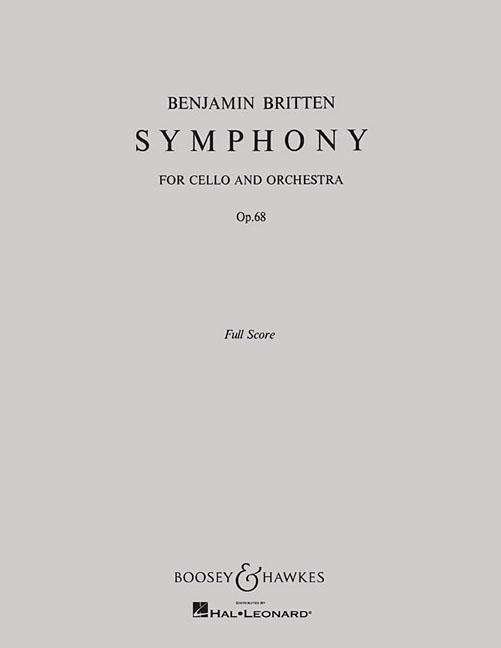 Cover for Benjamin Britten · Symphony, Op. 68 (Paperback Book) (2004)