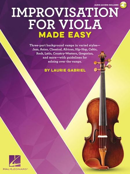 Cover for Laurie Gabriel · Laurie Gabriel: Improvisation For Viola Made Easy (Paperback Book) (2017)