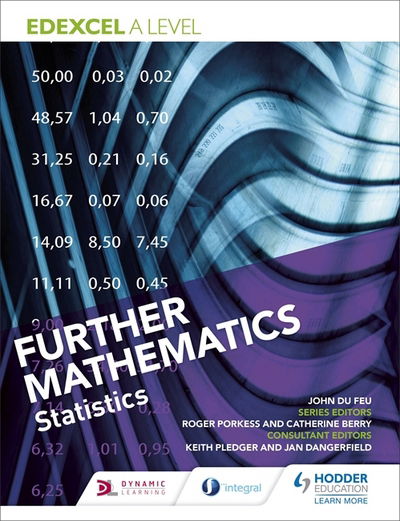 Cover for John Du Feu · Edexcel A Level Further Mathematics Statistics (Paperback Book) (2018)