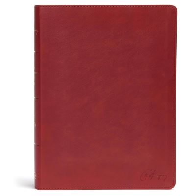 Cover for Holman Bible Staff Holman Bible Staff · KJV Spurgeon Study Bible, Crimson LeatherTouch (Leather Book) (2018)