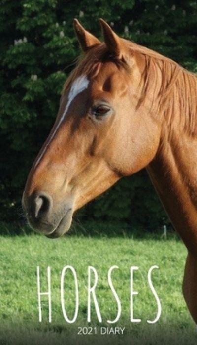 Cover for Llama Bird Press · Horses 2021 Diary (Pocketbok) (2020)