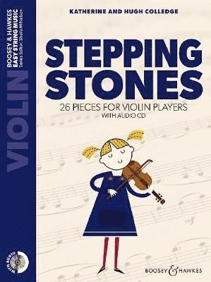 Cover for Hugh Colledge · Stepping Stones: 26 Pieces for Violin Players - Easy String Music (Sheet music) (2019)