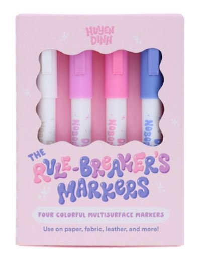 Rule-Breaker's Markers: Four Colorful Multisurface Markers - Huyen Dinh - Merchandise - Chronicle Books - 9781797215556 - September 28, 2023