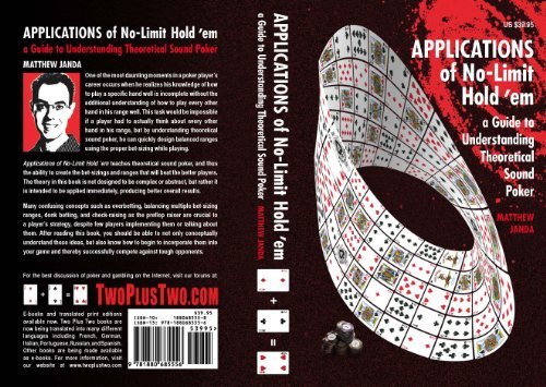 Cover for Matthew Janda · Applications of No-limit Hold Em (Taschenbuch) (2023)