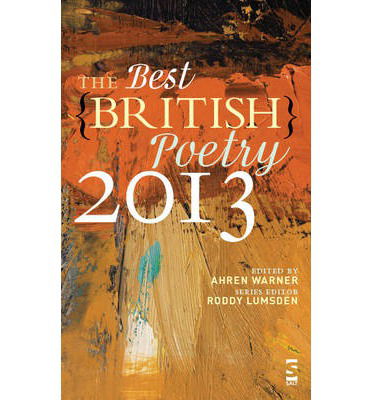 Cover for Ahren Warner · The Best British Poetry 2013 - Best British Poetry (Pocketbok) (2013)