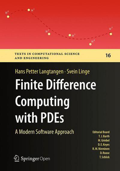 Cover for Hans Petter Langtangen · Finite Difference Computing with PDEs (Book) [1st ed. 2017 edition] (2017)