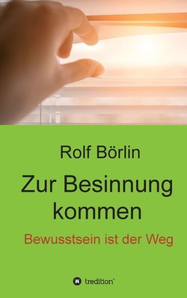 Cover for Börlin · Zur Besinnung kommen (Book) (2020)