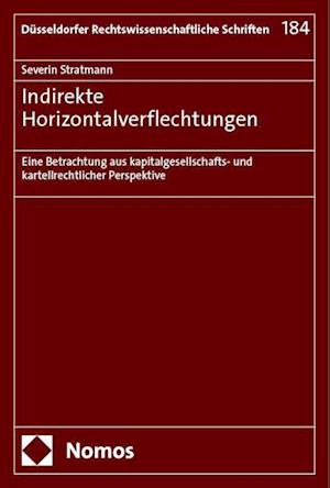 Cover for Severin Stratmann · Indirekte Horizontalverflechtungen (Book) (2024)