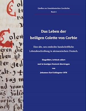 Cover for Johannes Karl Schlageter · Das Leben der heiligen Colette von Corbie (Book) (2022)