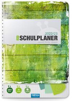 Cover for Trötsch Verlag GmbH · Trötsch Schulplaner Grün 2022/2023 (Paperback Book) (2022)