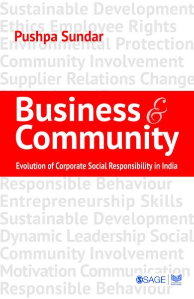 Cover for Pushpa Sundar · Business and Community: The Story of Corporate Social Responsibility in India (Hardcover Book) (2013)