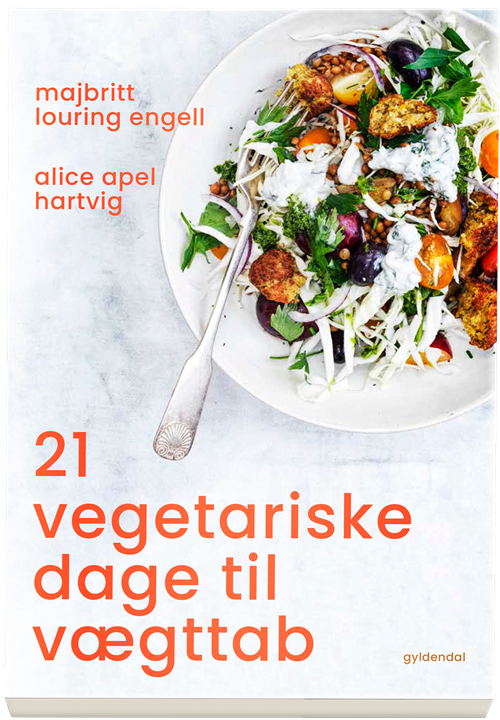 Cover for Alice Apel Hartvig; Majbritt Louring Engell · 21 vegetariske dage til vægttab (Sewn Spine Book) [1st edition] (2022)