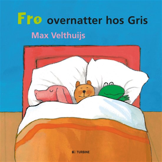 Cover for Max Velthuijs · Frø overnatter hos Gris (Cardboard Book) [1.º edición] (2017)