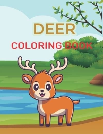 Cover for Tech Nur Press · Deer Coloring Book (Paperback Bog) (2021)