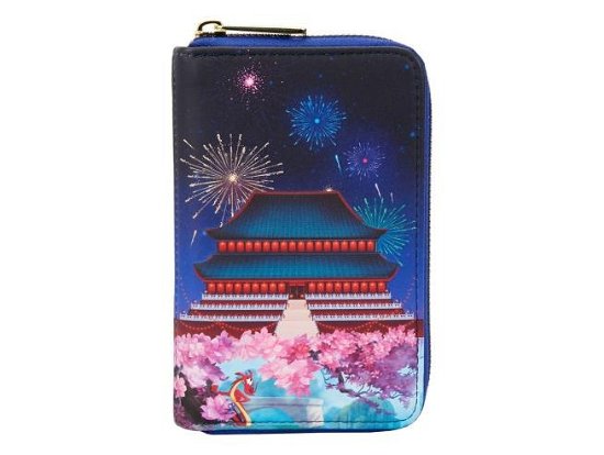 Cover for Loungefly · Loungefly Disney - Mulan Castle Zip Around Wallet (wdwa1985) (MERCH)