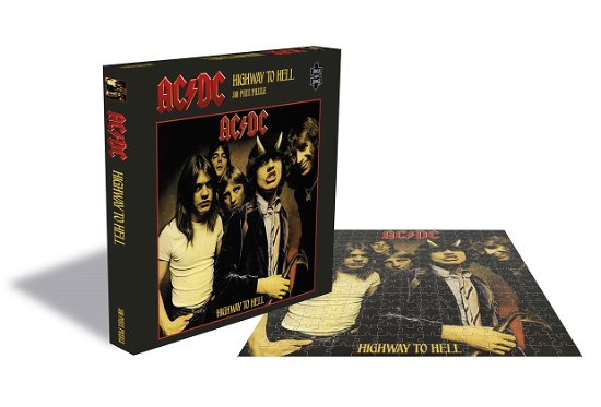 AC/DC Highway To Hell (500 Piece Jigsaw Puzzle) - AC/DC - Lautapelit - AC/DC - 0803343257557 - perjantai 9. lokakuuta 2020