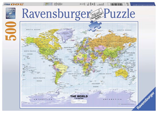 Cover for Ravensburger · Weltkarte, politisch (Puzzle)14755 (Book) (2019)