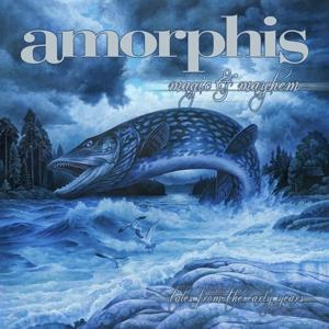 Cover for Amorphis · Magic and Mayhem - Tales from the Early Years (Blue+white Cloudy Vinyl) (LP) (2022)