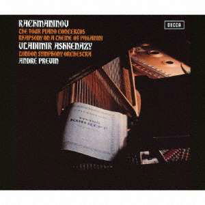 Rachmaninov: Piano Concertos <limited> - Vladimir Ashkenazy - Music - UNIVERSAL MUSIC CLASSICAL - 4988031336557 - September 25, 2019