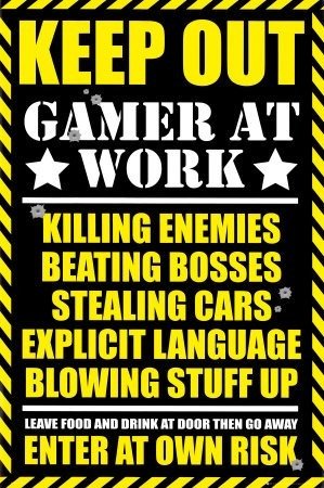Gb Eye: Gaming - Keep Out (Poster Maxi 61x91,5 Cm) - Gaming - Merchandise - AMBROSIANA - 5028486093557 - 2015