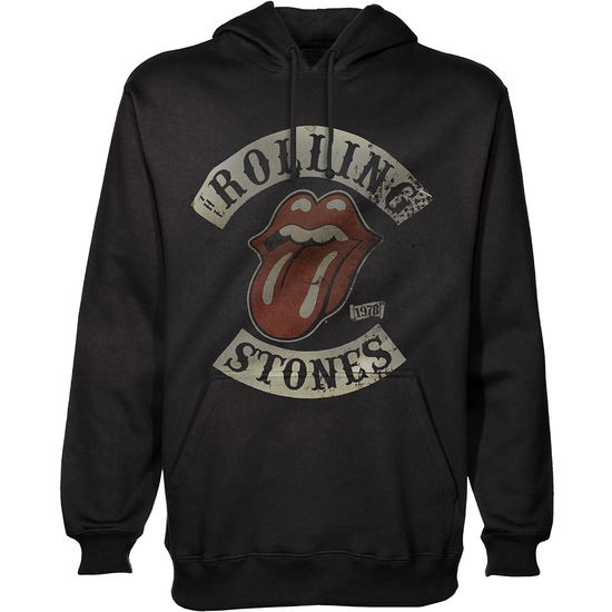 The Rolling Stones Unisex Pullover Hoodie: 1978 Tour - The Rolling Stones - Merchandise - Bravado - 5055979988557 - 2. Januar 2020