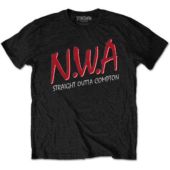Cover for N.w.a · N.W.A Unisex T-Shirt: Straight Outta Compton (T-shirt) [size S] [Black - Unisex edition]